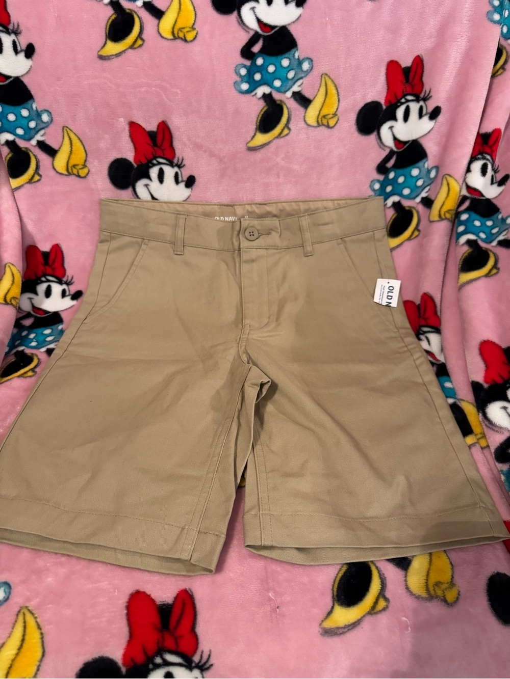 Old Navy Boys Khaki Tan  Shorts Size 12 NWT C6
